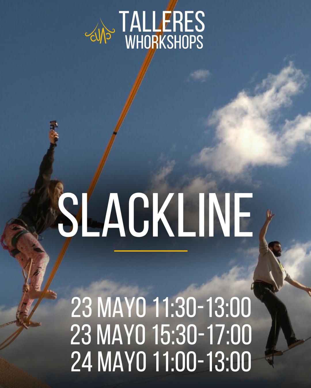 Slackline — Iniciación · Intermedio · Montaje